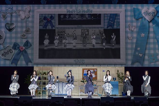 하츠투하츠(왼쪽부터 예온, 스텔라, 유하, 이안, 에이나, 주은, 카르멘, 지우).사진=SM 엔터테인먼트