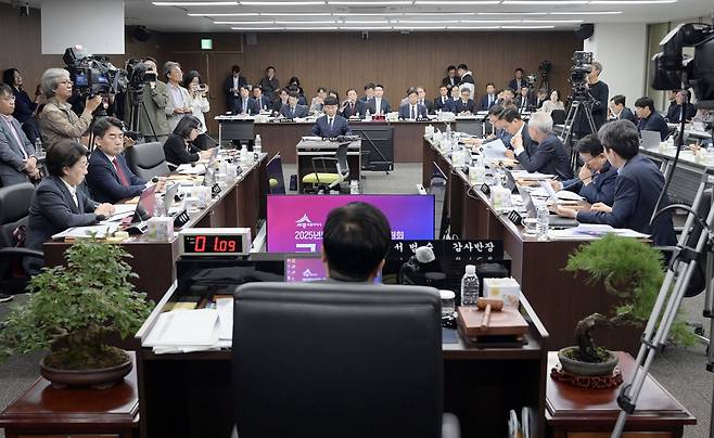 국회 행안위 세종시 국정감사 [촬영 이은파 기자]