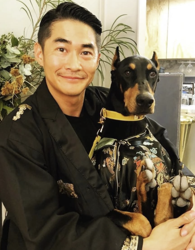 ▲ 배정남(왼쪽), 벨. 출처| 배정남 인스타그램