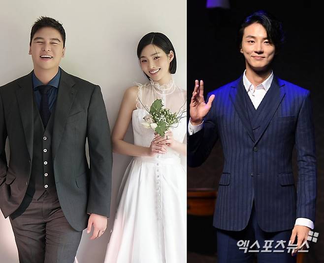 결혼을 앞둔 배우 이장우·조혜원과 윤시윤.
