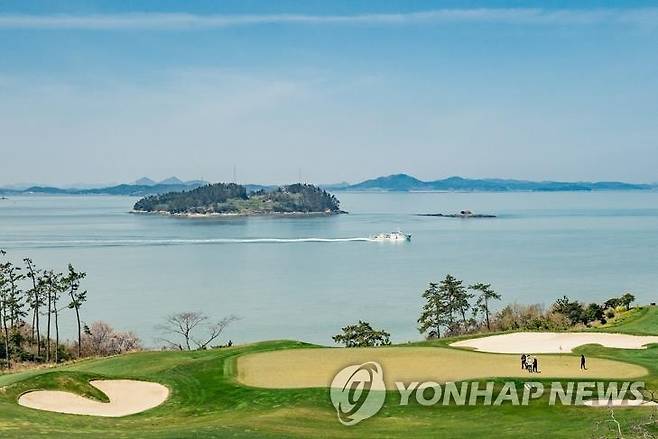 해남 파인비치골프링크스 비치 9번홀 [파인비치 제공·재판매 및 DB 금지]