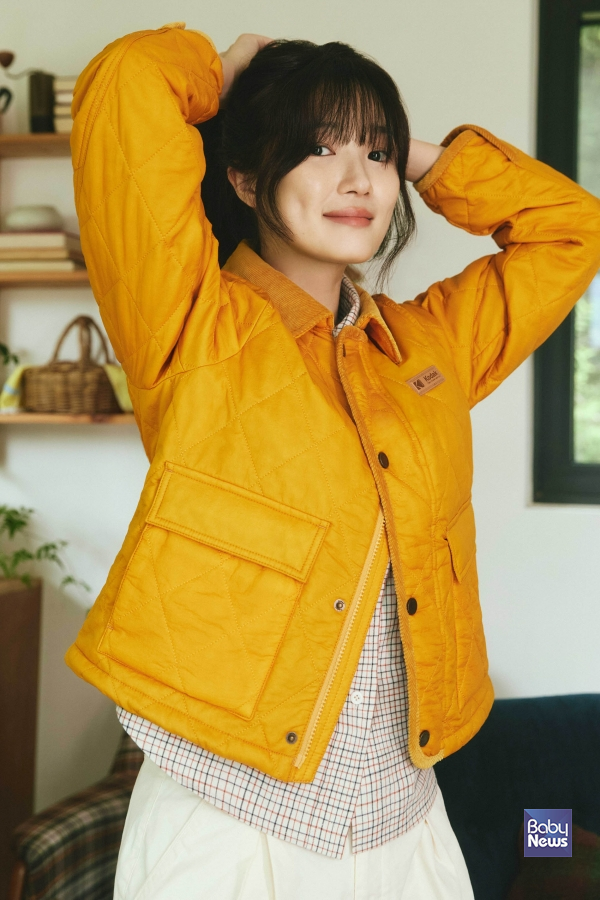 코닥어패럴, 배우 김혜윤과 함께한 '경량 아우터' 화보 공개. ⓒ코닥어패럴