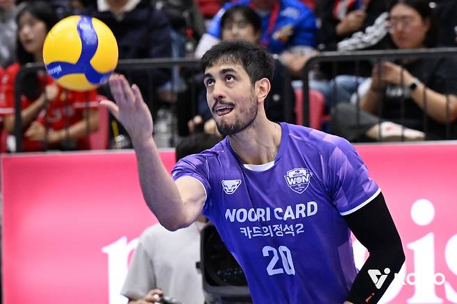 우리카드 아라우조. 사진제공=KOVO