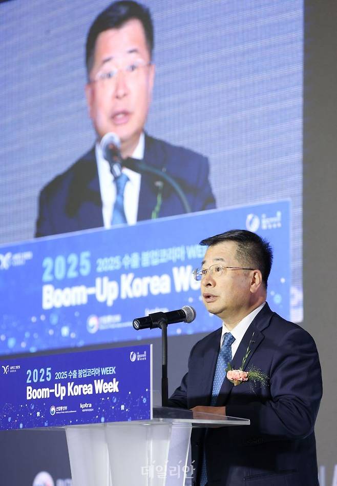 강경성 KOTRA 사장이 개회사를 하고 있다. ⓒ대한무역투자진흥공사