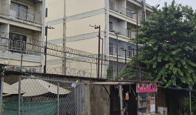 캄보디아 프놈펜 주변 범죄 단지인 원구 단지 모습. 한겨레 자료사진