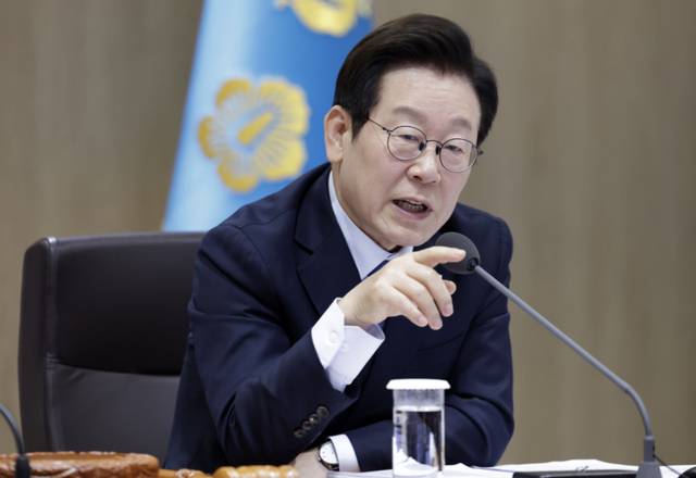 ▲ 이재명 대통령이 21일 용산 대통령실에서 열린 국무회의에서 발언하고 있다. 연합뉴스