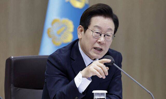 이재명 대통령이 21일 용산 대통령실에서 열린 국무회의에서 발언하고 있다. 대통령실통신사진기자단