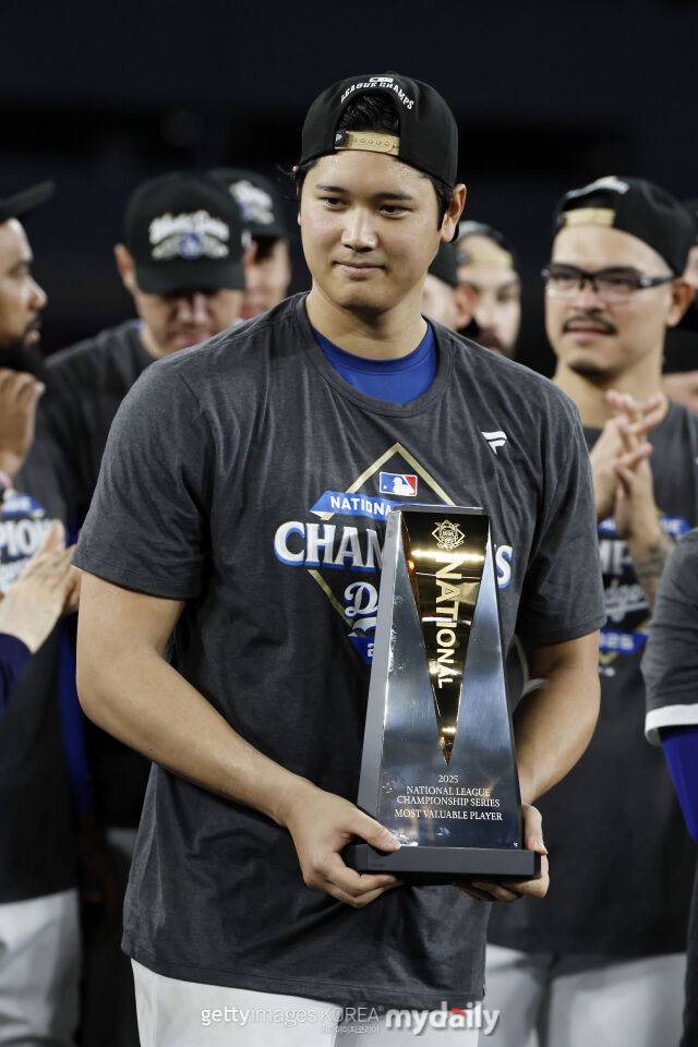 2026 내셔널리그 챔피언십시리즈(NLCS) MVP로 선정된 LA 다저스 오타니 쇼헤이./게티이미지코리아