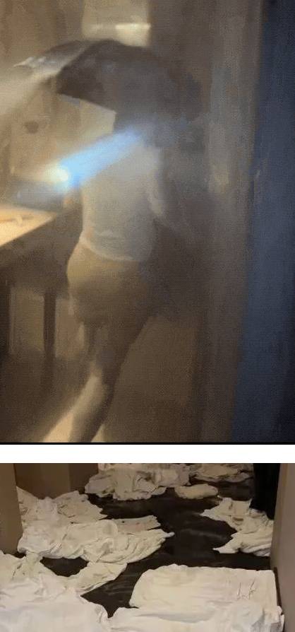 스프링클러 파손으로 발생한 호텔 물난리 [CCTV 캡처]