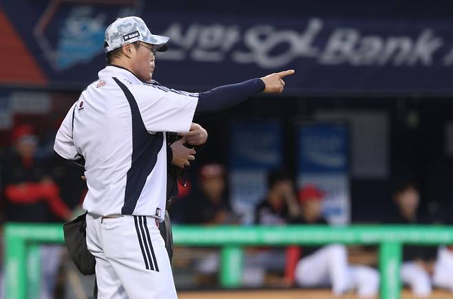 조성환 두산 베어스 감독대행. /사진=두산 베어스 제공