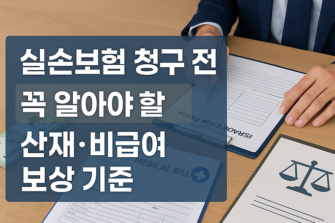 실손보험 청구 전 꼭 알아야 할 산재와 비급여 보상 기준