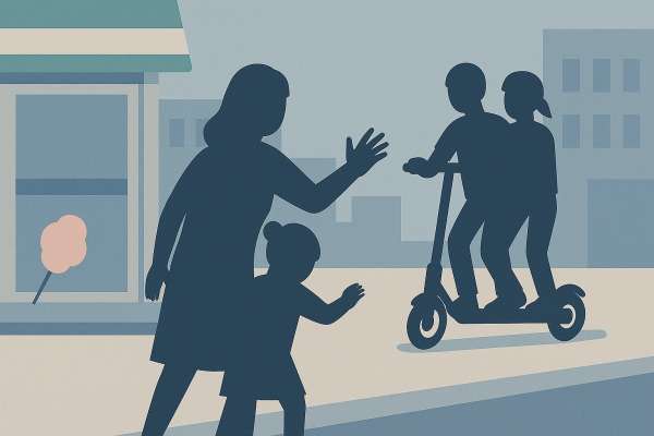 인천 송도, '2인 탑승' 전동킥보드에 30대 여성 충돌...의식불명