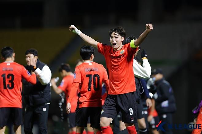 강원FC 공격수 김건희. (한국프로축구연맹 제공)