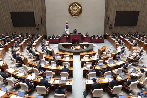 ▲ 2024 회계연도 결산을 위한 국회 예결위 개회. 연합뉴스 자료 사진