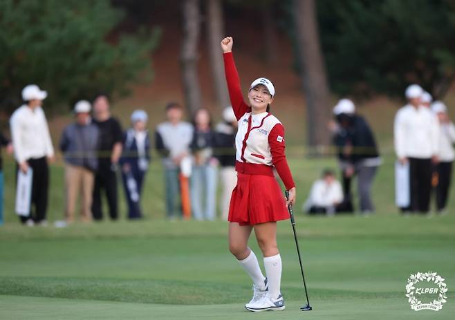 ▲상상인·한경 와우넷 오픈에서 우승한 이율린 [KLPGA]