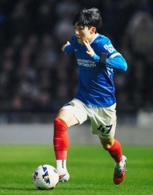 양민혁 / 사진=포츠머스 SNS 캡처. 연합뉴스