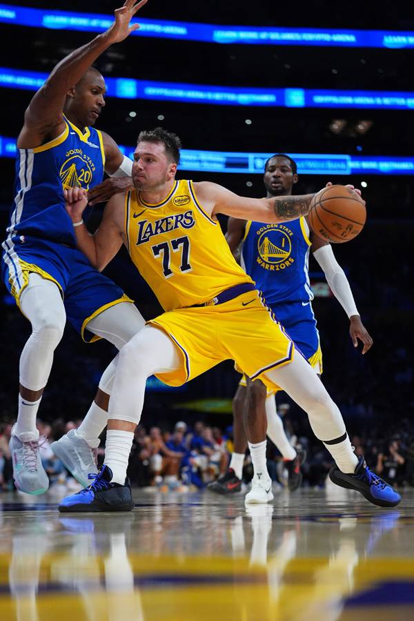 레이커스는 돈치치가 분전했지만, 르브론의 공백을 지우지 못했다. 사진= AP= 연합뉴스 제공
