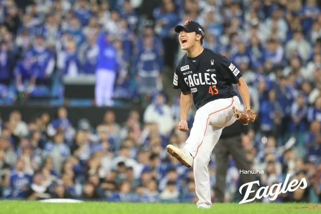 한화의 정우주. 한화 제공