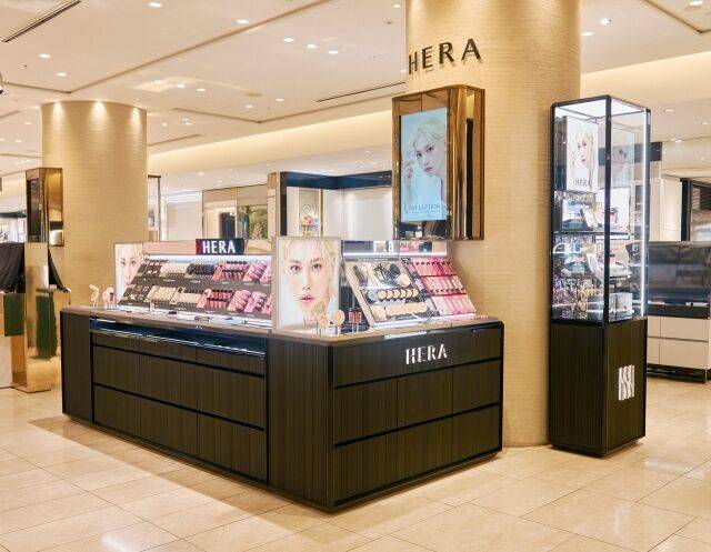 이달 오픈한 도쿄 '미츠코시 백화점' 긴자점 헤라 일본 2호 매장. /아모레퍼시픽