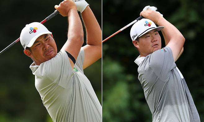 안병훈(왼쪽부터), 임성재