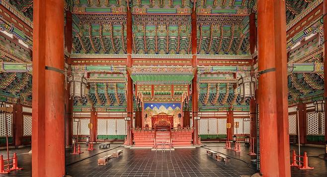 경복궁 근정전 어좌  [국가유산청 궁능유적본부 제공. 재판매 및 DB 금지]