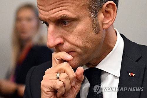 마크롱 대통령 [AFP 연합뉴스 자료사진. 재판매 및 DB 금지]