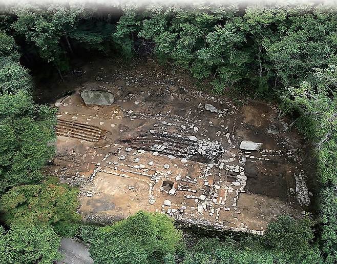 황준성 의병부대가 최후의 전투를 벌인 심적암지 전경.해남군 제공