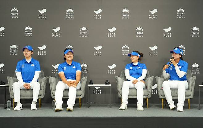 왼쪽부터 김효주, 유해란, 고진영, 최혜진.(사진=대회조직위 제공)