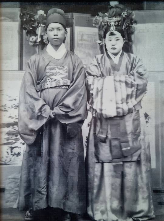 1938년 3월 3일 촬영된 정주현·송충호 부부의 혼례사진. 송영문 씨 제공