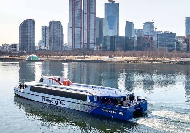 한강버스 사진. 서울시 제공