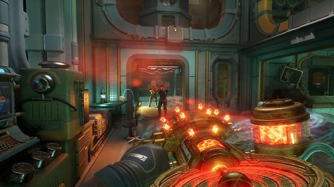 ▲ 헤일로 개발사에게서 배운 건플레이 노하우가 녹아들어 있다고