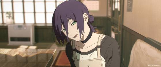 박스오피스 1위에 오른 일본 애니메이션 ‘극장판 체인소 맨; 레제편’. [사진 소니픽처스]