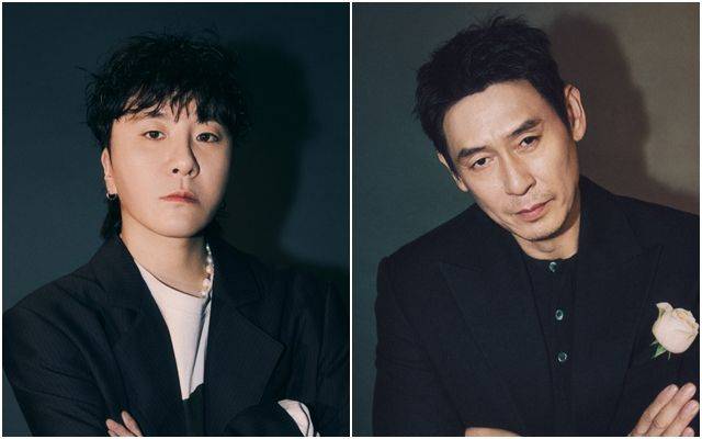 넷플릭스 영화 ‘굿뉴스’의 변성현(왼쪽 사진) 감독과 배우 설경구. 넷플릭스 제공