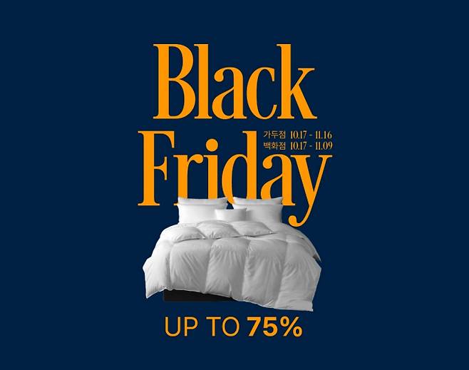 침구 브랜드 알레르망이 전국 백화점 및 가두점 매장에서 '2025 구스 블랙프라이데이' 행사를 개최한다고 23일 밝혔다./사진=알레르망