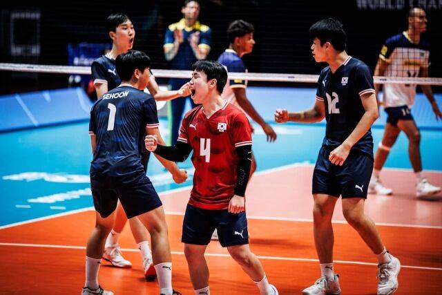 순천제일고 이학진(4번)./Volleyballworld