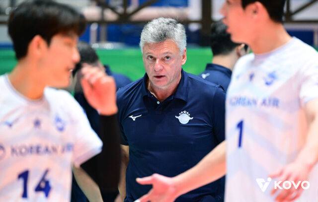 대한항공 헤난 감독./KOVO