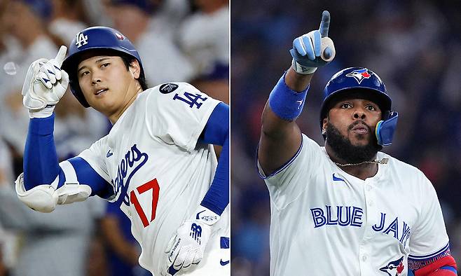 (왼쪽부터) 오타니, 게레로 주니어