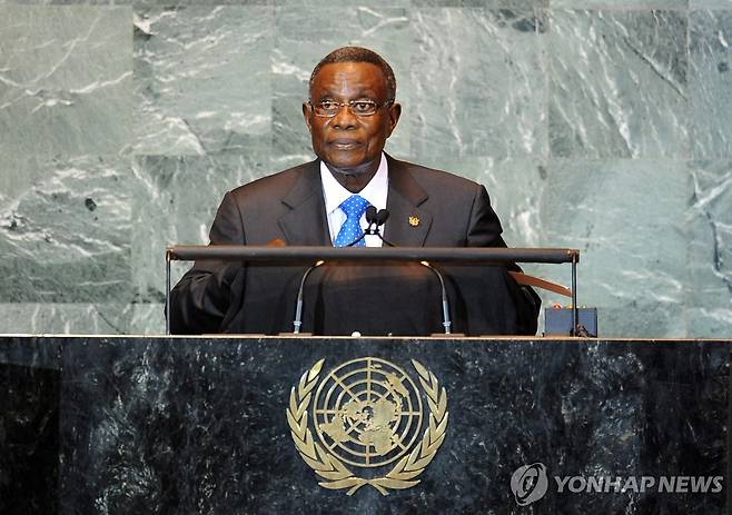 생전의 존 아타밀스 전 가나 대통령 [EPA 연합뉴스 자료사진. 재판매 및 DB 금지]