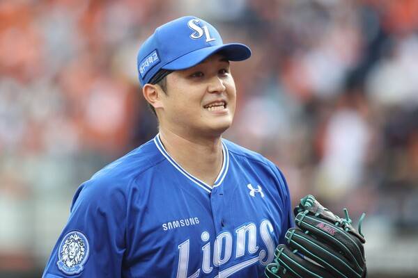 2025년 가을무대를 지배하고 있는 최원태. (사진=삼성)