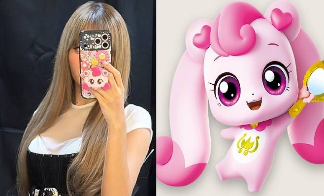 블랙핑크 리사 인스타그램, 에스에이엠지(SAMG)엔터 누리집 갈무리