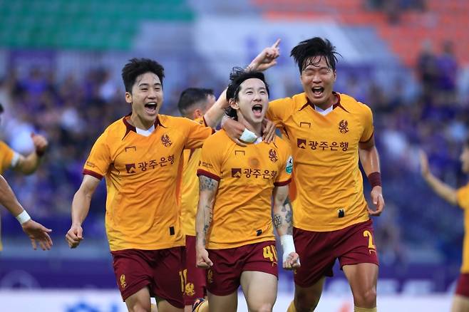 ▲ 광주FC 최경록·신창무·조성권 [광주FC]