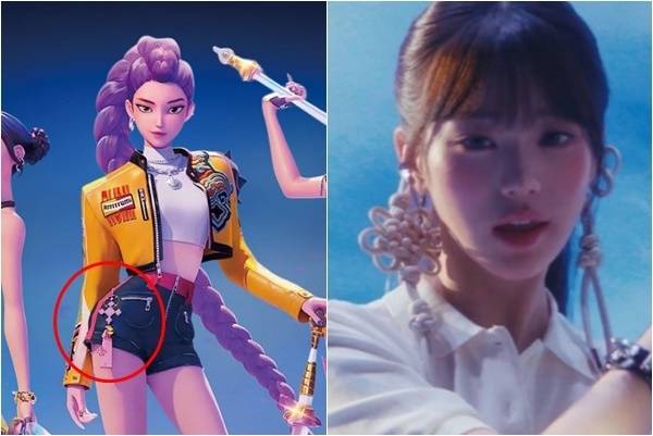 넷플릭스 ‘케이팝 데몬 헌터스(케데헌)’·아이브 ‘해야(HEYA)’ 뮤직비디오 캡처