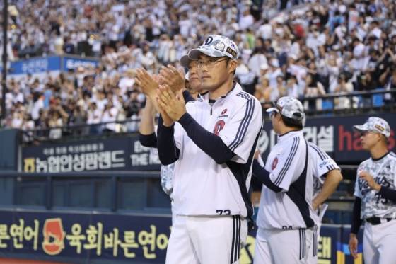 조성환 두산 베어스 감독대행. /사진=두산 베어스 제공