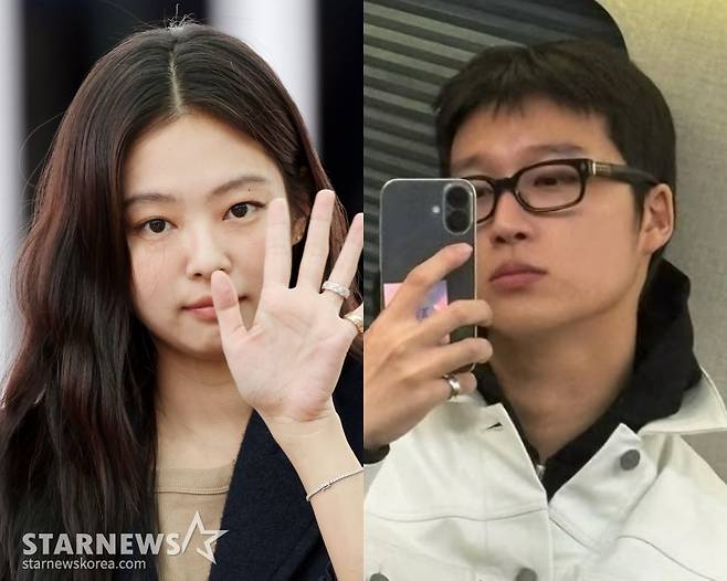 블랙핑크 제니, 이주형 /사진=스타뉴스, 이주형 SNS