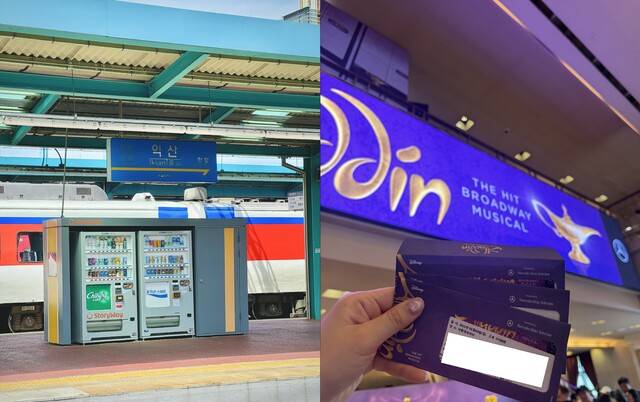 지난 6월 평소 가수뿐 아니라 뮤지컬도 좋아하는 직장인 김보민(가명) 씨가 뮤지컬 '알라딘'을 보러 서울에 다녀왔다. 본인 제공