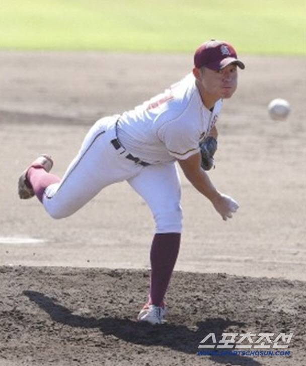 우완 마사키는 조치대학 입학 때 직구 최고 구속이 140km에 불과했지만 올해 153km까지 끌어올렸다. 사진캡처=스포츠닛폰 홈페이지