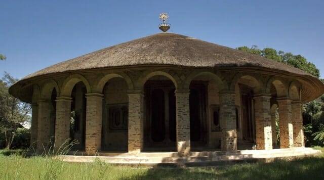 데크 섬에 위치한 나르가 셀라시에 수도원은 타나 호수의 섬들에 흩어져 있는 중요 종교 유적지 중 하나다. (출처=위키미디어/A. Davey)