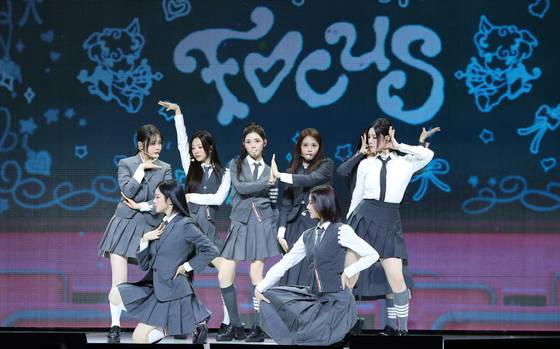 90년대 S.E.S.를 연상시키는 신인 걸그룹 하츠투하츠. [뉴시스]