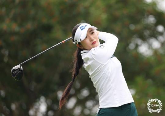 티샷 날리는 박혜준. 사진=연합뉴스