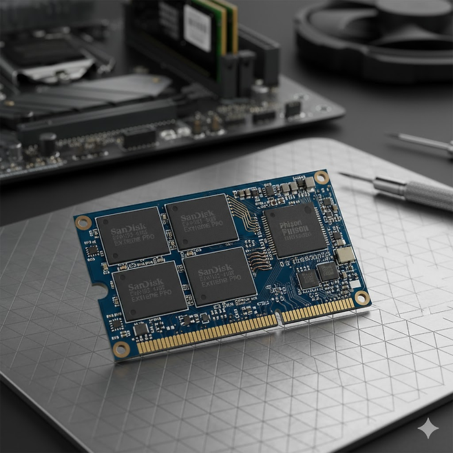 ‘플래시 메모리’ 명령어로 제미나이가 생성한 이미지 [생성형 AI]